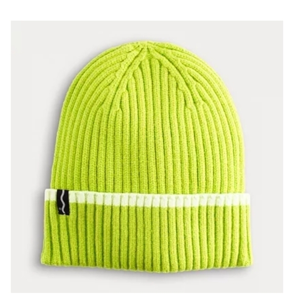 Crayola Accessories - Crayola Adult Solid Cuff Beanie Sulphur Spring OS